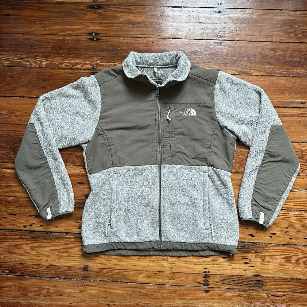 The North Face Denali Polartec Women’s Jacket Brown/White Fleece Size Medium